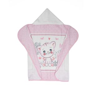 Toalha de Banho com Capuz Döhler Gatinha 02