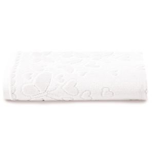 Toalha de Rosto Döhler Romance Branco