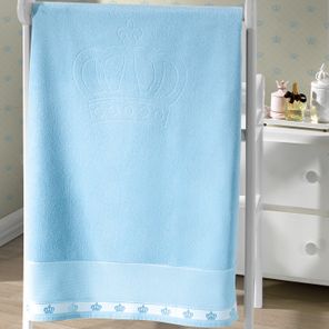 Toalha de banho Döhler Baby Classic Azul