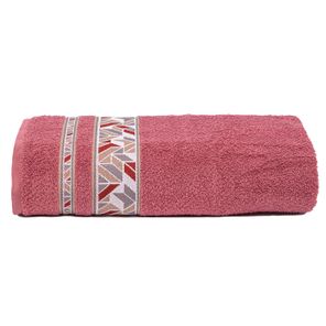 Toalha de Rosto Döhler Premium FJ-7176 Rosa Escuro