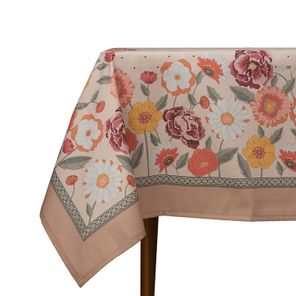 Toalha de Mesa Retangular Döhler Clean Fatima D 6 Lugares