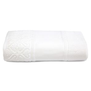 Toalha de Rosto Döhler Softbella Branco para Bordar
