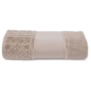 Toalha de Rosto Döhler Softbella Caqui para Bordar