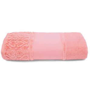 Toalha de Lavabo Döhler Softbella Rosê para Bordar