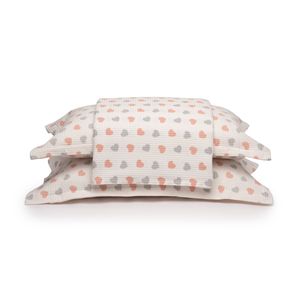 Kit Colcha King Döhler Piquet Vênus C Corações