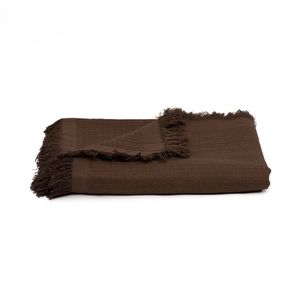 Manta Marrocos Döhler 150x120cm Marrom