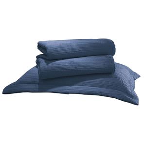 Kit Colcha King Döhler Londres Azul