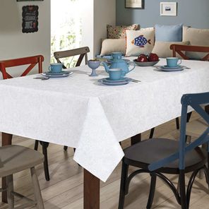 Toalha de Mesa Retangular Döhler Clean Edite 8 Lugares
