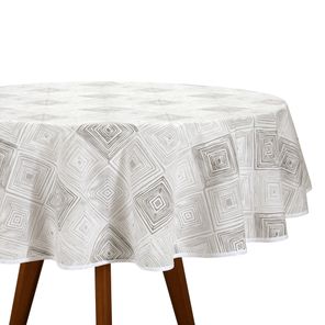 Toalha de Mesa Redonda Döhler Clean Martin 160cm 4 Lugares