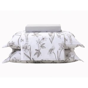 Jogo de Cama Casal Döhler Âmbar Flora D 150 fios