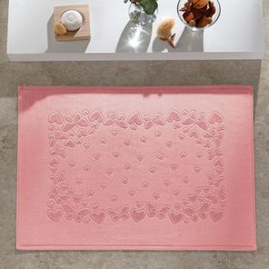 Toalha de Piso Döhler Romance Rosê