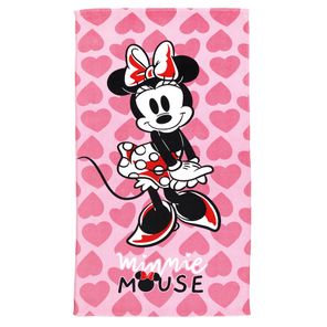 Toalha de Praia Döhler Minnie 09 Rosa