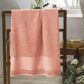 Toalha de Banho Döhler Verona para Bordar Terracota