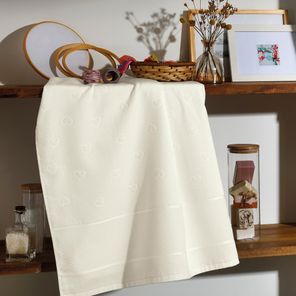 Toalha de Lavabo Döhler Verona 30x45cm Marfim