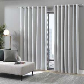 Cortina Blackout Döhler Lore com ilhós Cromado 3,80x2,30m