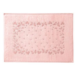 Toalha de Piso Döhler Romance Rosa