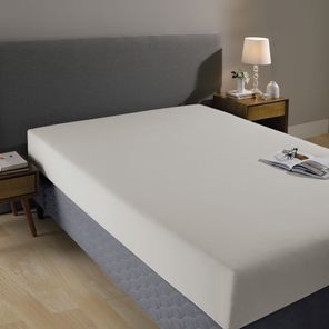 Lençol Avulso com Elástico Döhler Queen 130 fios Cinza