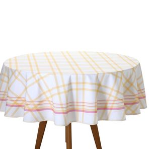Toalha de Mesa Redonda Döhler Clean Solar 6 e 8 lugares
