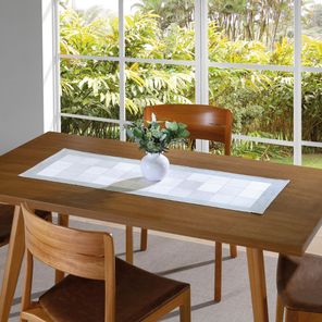 Trilho de Mesa Döhler Clean Celeste 37x100cm
