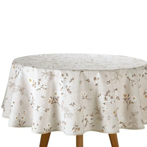 Toalha de Mesa Redonda Döhler Clean Esmeralda 4 Lugares