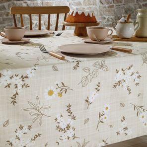 Toalha de Mesa Retangular Döhler Clean Esmeralda 8 Lugares