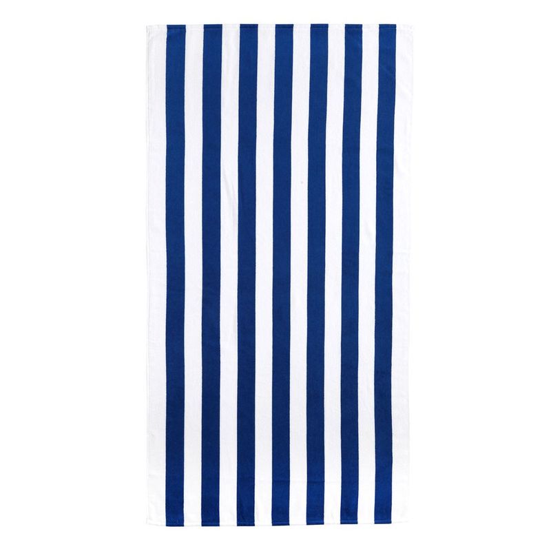 Toalha-de-Praia-Dohler-Cabana-Listrada-Azul-e-Branco