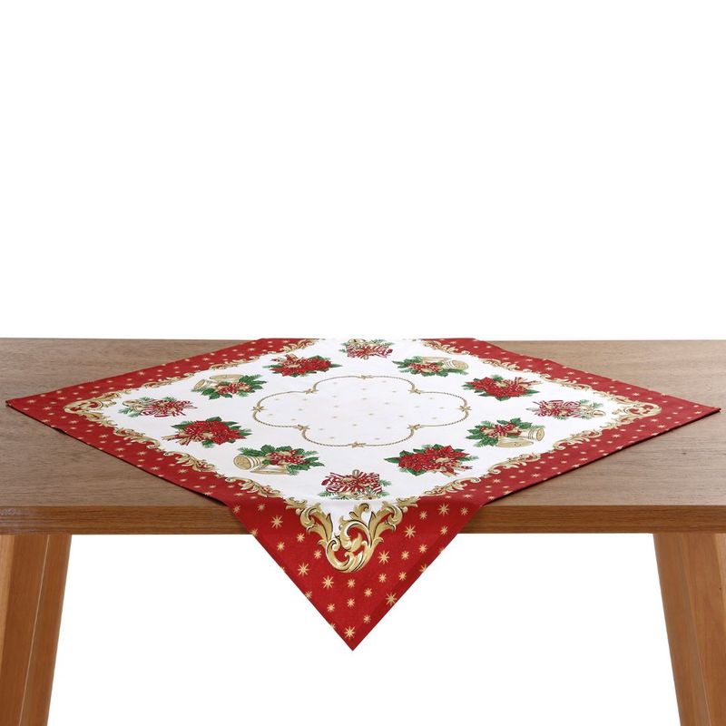 Toalha de Mesa Athenas Retangular Dohler Natal 107 1,60x2,50mts