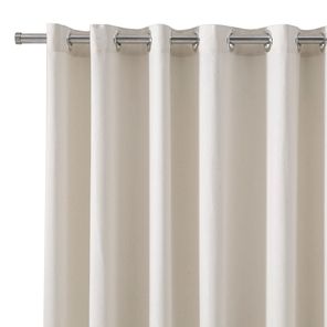 Cortina Translúcida Döhler Tais Floral Cinza 200x180cm