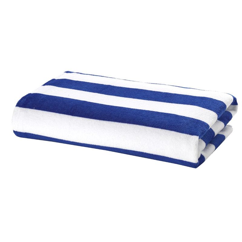 Toalha-de-Praia-Dohler-Cabana-Listrada-Azul-e-Branco
