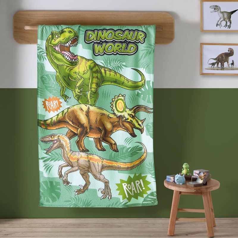 Toalha-de-Banho-Infantil-Dohler-Dino-Verde-70x115cm