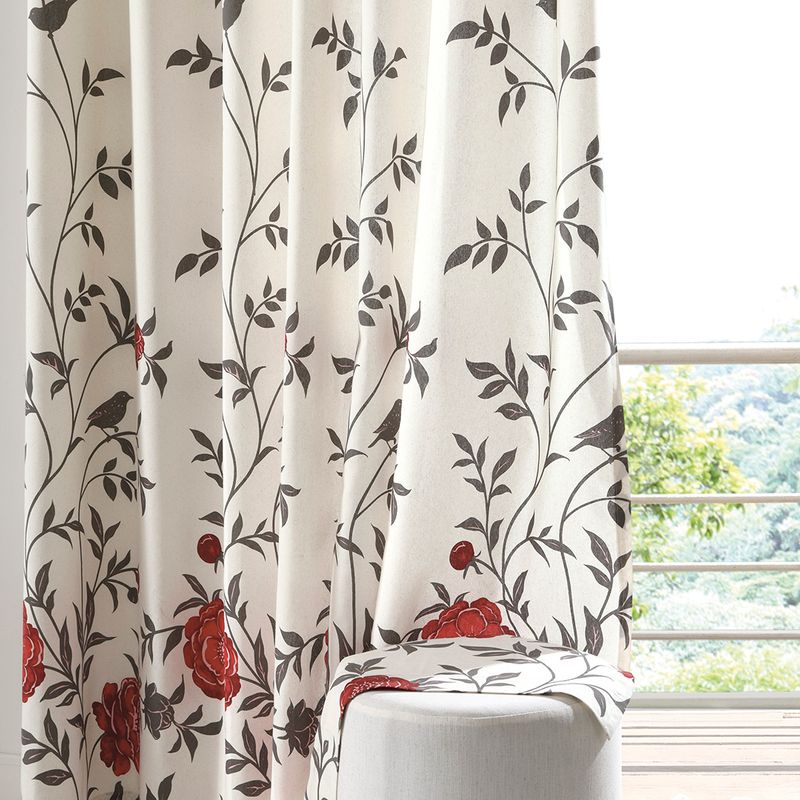 Cortina-Translucida-Dohler-Tais-Floral-Vermelha-200x180cm