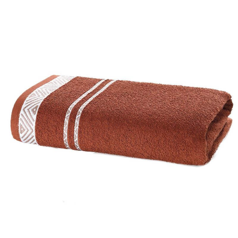 Toalha de Banho Döhler Premium FJ-7681 Marrom 70x140cm