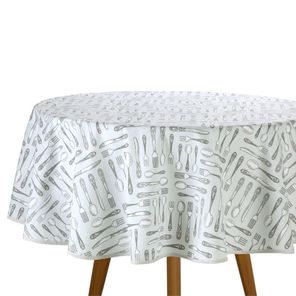 Toalha de Mesa Redonda Döhler Clean Erica 4 Lugares