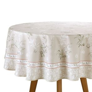 Toalha de Mesa Redonda Döhler Clean Adele 6 a 8 Lugares