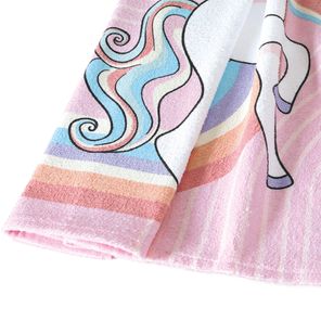 Kit Jogo de Cama + Toalha de Banho Infantil  Döhler Fantasia Rosa