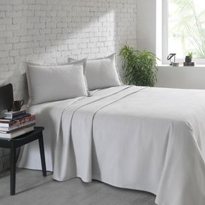 Kit Colcha Queen Döhler Piquet Prata