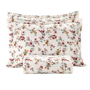 Kit Colcha Queen Döhler Piquet Bianca