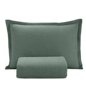 Kit Colcha Queen Döhler Piquet Verde