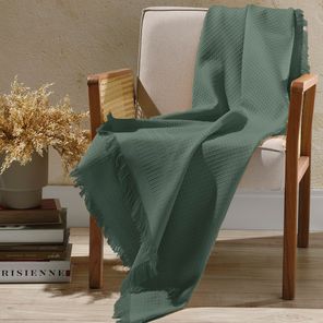 Manta Decorativa Döhler Marrocos 150x210cm Verde