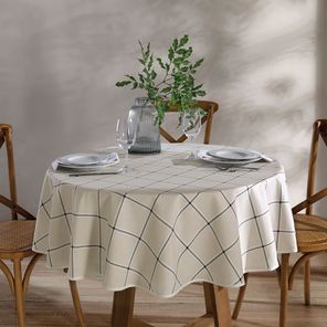 Toalha de Mesa Redonda Döhler Clean Ieda 160cm