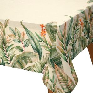Toalha de Mesa Quadrada Döhler Clean Hércules 6/8 Lugares