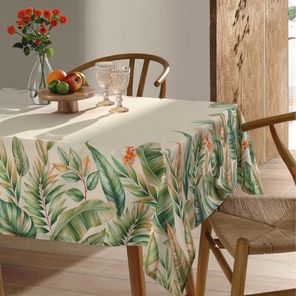 Toalha de Mesa Quadrada Döhler Clean Hércules 6/8 Lugares