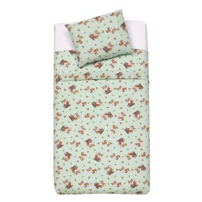 Jogo de Berço Döhler Baby Raposa Verde 3 peças