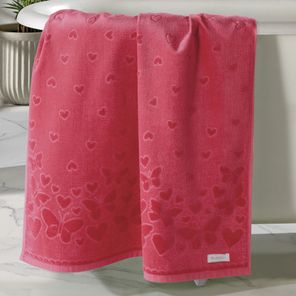 Toalha Banhão Döhler Romance Cereja 90x150cm