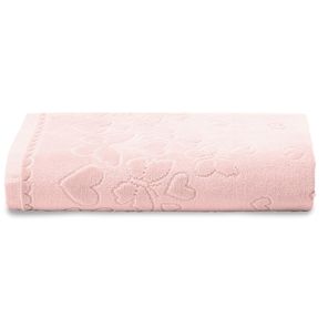 Toalha Banhão Döhler Romance Rosê 90x150cm