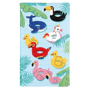 Toalha de Banho Infantil Döhler Pool Party 70x115cm
