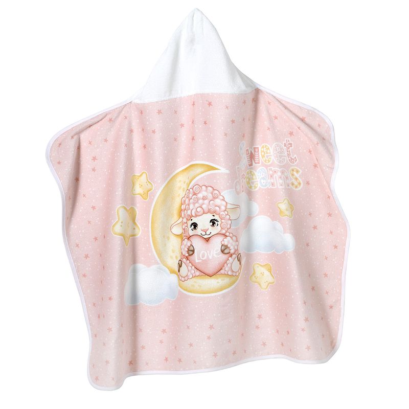 16877-30840-0530-Toalha-de-Banho-Dohler-com-Capuz-Sweet-Dreams-Rosa-90x70cm-1