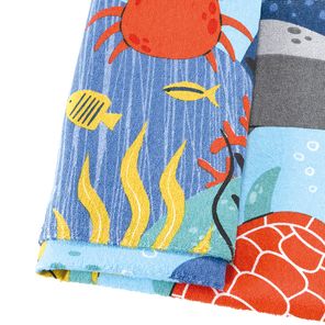 Toalha de Banho Infantil Döhler Sea Fun 70x115cm