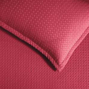 Kit Colcha Solteiro Döhler Provença Vermelho 2 peças