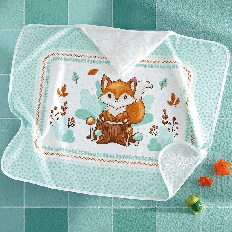 16877-31030-0530-Toalha-de-Banho-Dohler-com-Capuz-Baby-Raposa-Verde-90x70cm-4-Hover